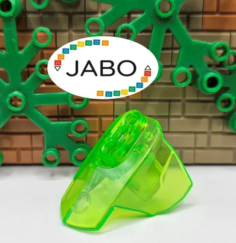 (S18 / 5 / 6) LEGO Hero Factory 90640 Armor Ball Joint Size 4 Trans-Green