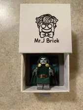 LEGO Marvel Comics Mr J Brick Custom Marvel F4 Doctor Doom Minifigure NEW