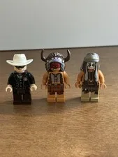 Lego The Lone Ranger Western Minifigures x3