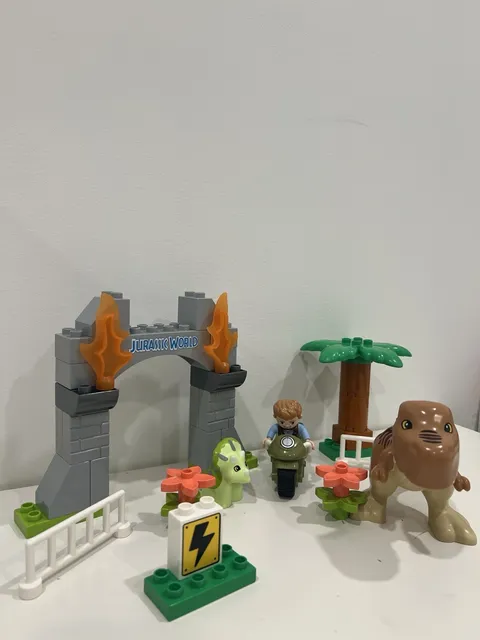 LEGO DUPLO Dinosaurs Trex and Triceratops Playset #10939 - Toddler Toy