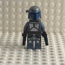 Lego Jango Fett Light Nougat Head, Smiling in Great Condition 