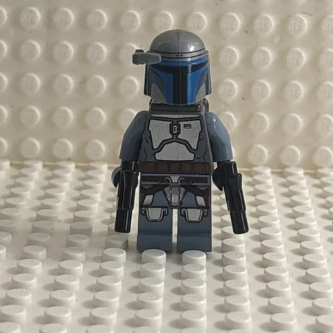 Lego Jango Fett Light Nougat Head, Smiling in Great Condition 