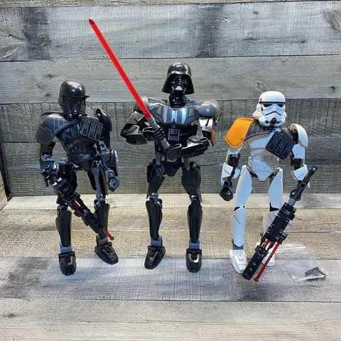 Lego Star Wars Buildable Figures Lot (3) Darth Vader 75111, 75121 75531 Troopers