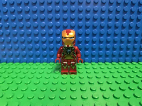 Lego Iron Man Minifigure Mark 17 Armor 76008 sh0073 Marvel Super Heroes CMF Lot 