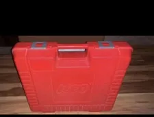 Plastic Red Lego Carry Case Storage With Handle