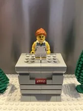 LEGO MINIFIGURES - Female TENNIS PLAYER - SERIES 3 - col046 Missing Racket