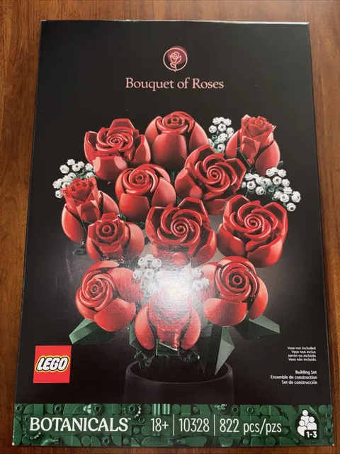 LEGO Icons Botanical Collection Bouquet of Roses (10328) NEW SEALED