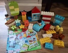 Lego Duplo 10913 Classic Brick Box Complete Set Creative Building Blocks W/ Book