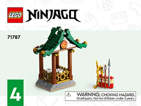 Factory Sealed LEGO Ninjago 71787 Bag #4 ONLY  New  Sealed Weapon Stand