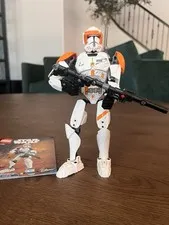 LEGO Star Wars Buildable Figure Commander Cody 75108 82pc 9in Retired No Box