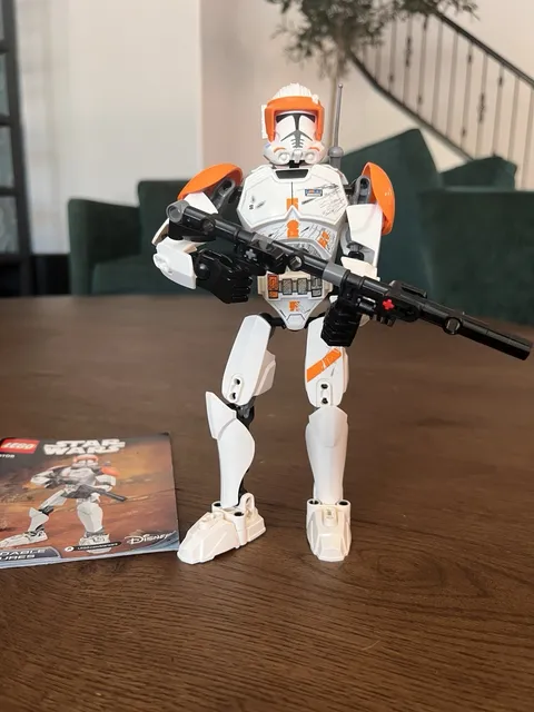 LEGO Star Wars Buildable Figure Commander Cody 75108 82pc 9in Retired No Box