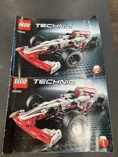 Lego Technic 42000 Books Manuals Instruction Books Only, No Bricks F1 Formula 1
