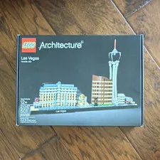 LEGO Architecture Las Vegas 21047 501pc Complete Set Boxed Retired 2018