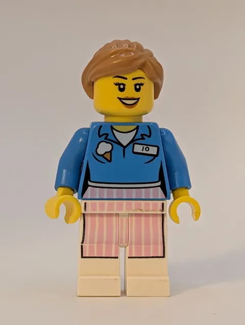 LEGO Movie Ice Cream Jo TLM032 Minifigure 70804 Ice Cream Machine Retired