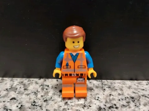 The Lego Movie Minifigure. Emmet Block Mini Figure Toy. 