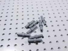 LEGO Lot of 8 Dark Bluish Gray 2L w/ Stop Ring BP