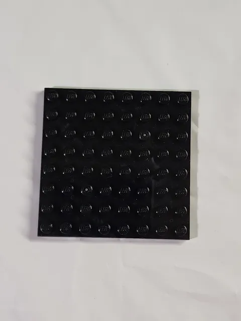 LEGO Parts ● 8x8 Plate ● Black ● # 41539 or 42534 ● QTY 1