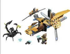 Lego Chima 70129: Lavertus's Twin Blade 100% Complete with Minifigs 