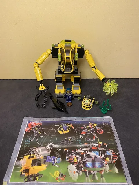 LEGO Alpha Team - 4789 Aquatic Mech COMPLETE w/ Manual - 2002 Retired - READ