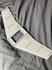 Lego Plane Wing Base Plate 54093 2-01 Retired 20x56 / 6x10 Cut Out Gray 17.5"x5"