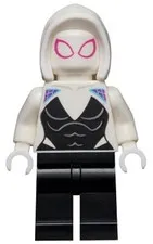LEGO Ghost-Spider / Spider-Gwen (Gwen Stacy) - Black Legs, White Basic Sm sh0682