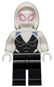 LEGO Ghost-Spider / Spider-Gwen (Gwen Stacy) - Black Legs, White Basic Sm sh0682