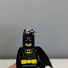 LEGO Batman Movie Minifigure Keychain w/ Fabric Cape