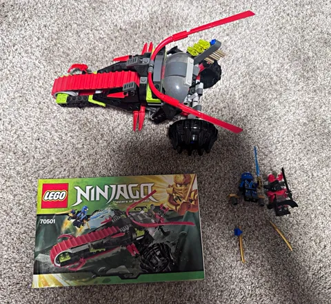 LEGO NINJAGO Rise of the Snakes Warrior Bike (70501) 210pc Kai/Cole No Box