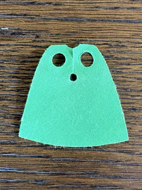 Lego 522 GREEN Minifigure Cape Cloth Starched