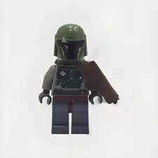 LEGO Star Wars Boba Fett w Brown Cape & Jetpack Minifigure sw0279 Slave I (8097)