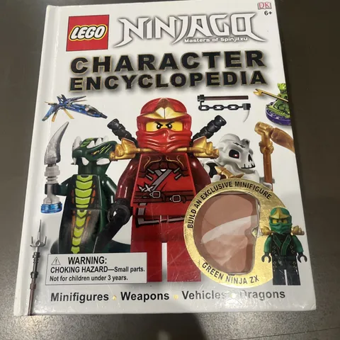 LEGO Ninjago Character Encyclopedia 2012 DK Green Ninja ZX Figure MISSING