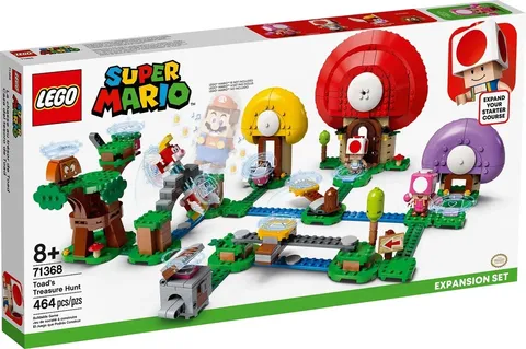 LEGO Super Mario: Toad's Treasure Hunt Expansion Set - Bowser - Toad - Princess