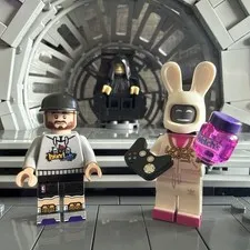 Brickluv Sig Fig & Lover Boy Bunny Lego MINIFIGURES