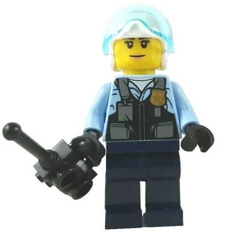 LEGO® City Police Helicopter Pilot Female w Helmet and Radio Minifigure cty1311