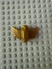 LEGO Owl Figure – Pearl Gold, Spread Wings
