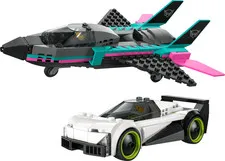 LEGO City Jet vs. Car Building Toys for Kids - Vehicle Sets 60489🎁Kids Gift