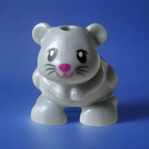 New Lego Animals Rare Grey Hamster Minifigure 2016 Retired