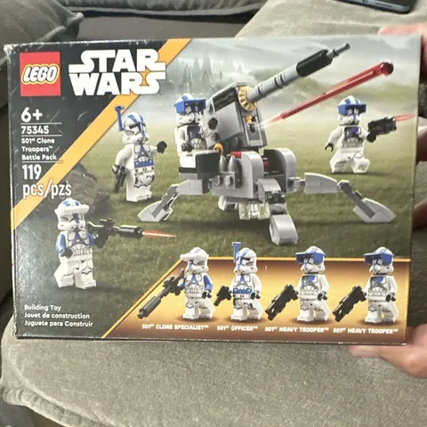 Empty Box-LEGO Star Wars 75345 501st Clone Troopers Battle Pack.