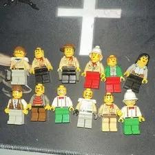 LEGO Adventurers Minifigure Lot of 12 Assorted Mixed Characters Plastic Figures