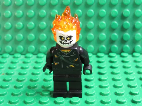Lego Ghost Rider Minifigure Johnathon Johnny Blaze 76058 DH19