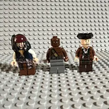LEGO Minifigure Lot of 3 Pirates of the Caribbean mini figs read description ￼