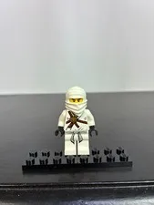 LEGO Ninjago Zane Golden Weapons Minifigure - njo0001 - Preowned
