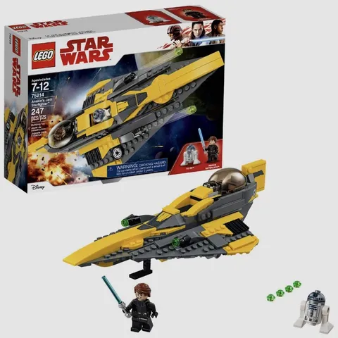 LEGO Star Wars: Anakin's Jedi Starfighter (75214) Built And Complete Set