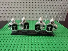 Lego LOTR Gondor soldiers Custom Printed Minifig Lot of 4