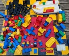 Lego Duplo Ferry Boat Ship 2649 Sea Explorer Vintage 1980s Toy - Incomplete***