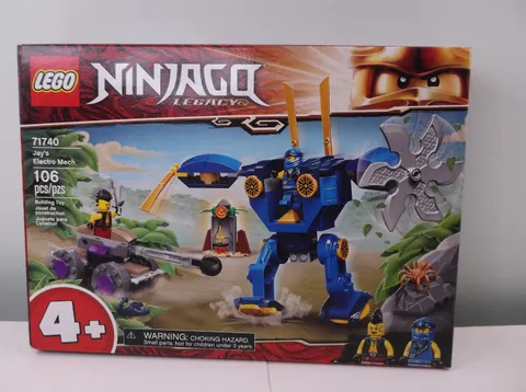 LEGO NINJAGO 71740 Legacy Jay’s Electro Mech Ninja Toy Building Kit 106 Pieces