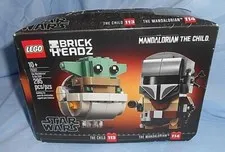 LEGO STAR WARS: THE MANDALORIAN AND THE CHILD (75317) BRICK HEADZ