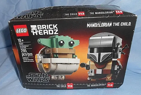 LEGO STAR WARS: THE MANDALORIAN AND THE CHILD (75317) BRICK HEADZ