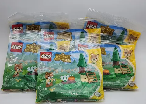 Lot of 6 LEGO Animal Crossing 30662 Maple's Pumpkin Garden Polybag NEW Sealed