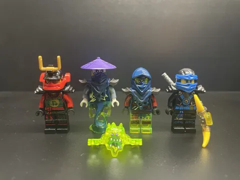 LEGO NINJAGO Deepstone Jay, possession Samurai X, ghosts and screamer- SET 70737